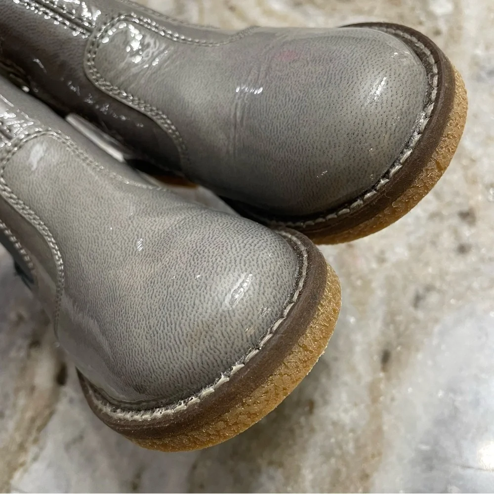New Kids Naturino Arthur Chelsea Shiny Leather Boots